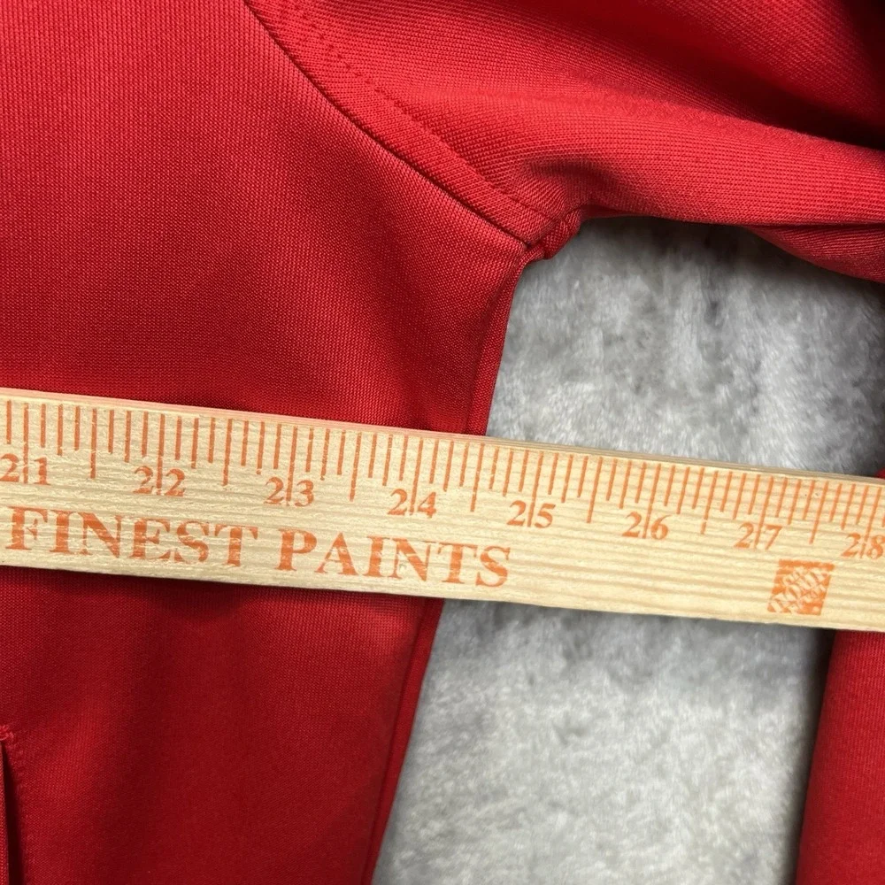 Nike The Athletic Dept Vintage Red/White Chevron Track Jacket Full‎ Zip Sz XL